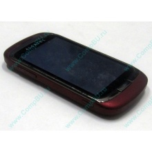 Красно-розовый телефон Alcatel One Touch 818 (Нефтекамск)