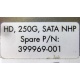 HP HD 250G SATA NLP Spare P/N 399699-001 (Нефтекамск)