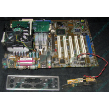 Материнская плата Asus P4PE (FireWire) с процессором Intel Pentium-4 2.4GHz s.478 и памятью 768Mb DDR1 Б/У (Нефтекамск)